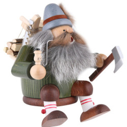 Smoker - Woodchopper - Shelf Sitter - 16 cm / 6 inch