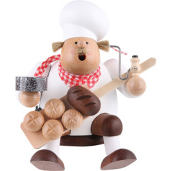 Räuchermännchen Bäcker - Kantenhocker - 17 cm