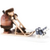 Smoker - Eskimo with Sleigh - 21 cm / 8 inch