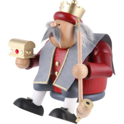 Räuchermännchen König Caspar - Kantenhocker - 17 cm