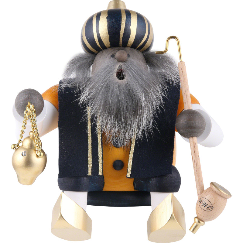 Räuchermännchen König Melchior - Kantenhocker - 18 cm