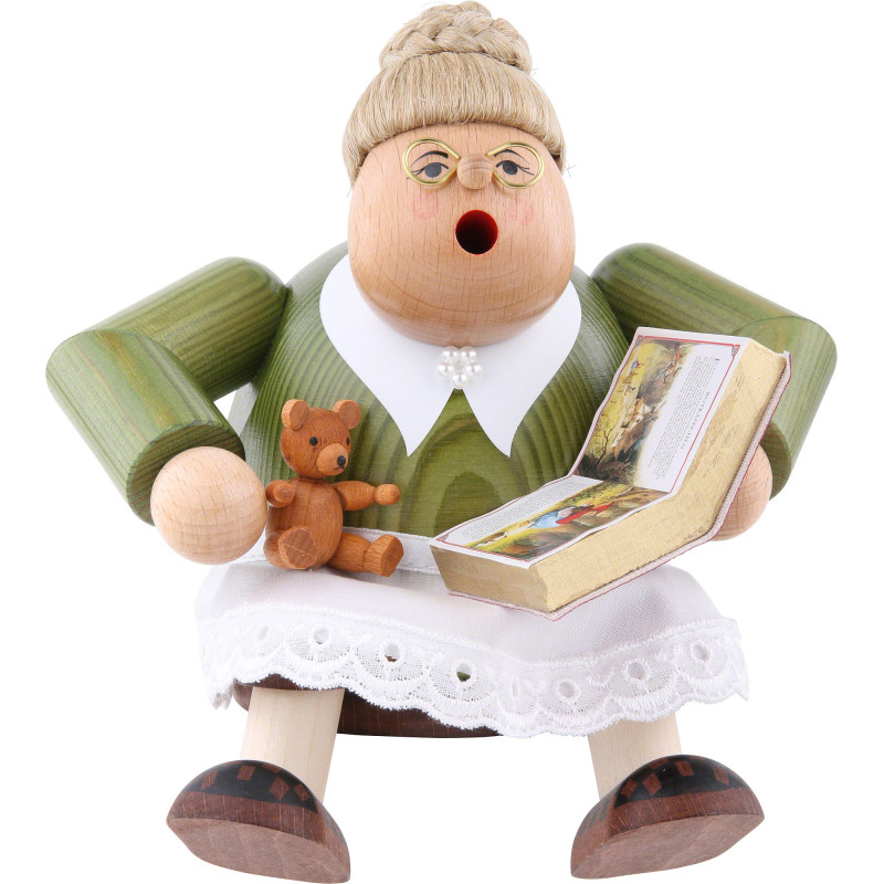 Räuchermännchen Märchentante - Kantenhocker - 16 cm