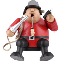 Räuchermännchen Feuerwehrmann - Kantenhocker - 15 cm