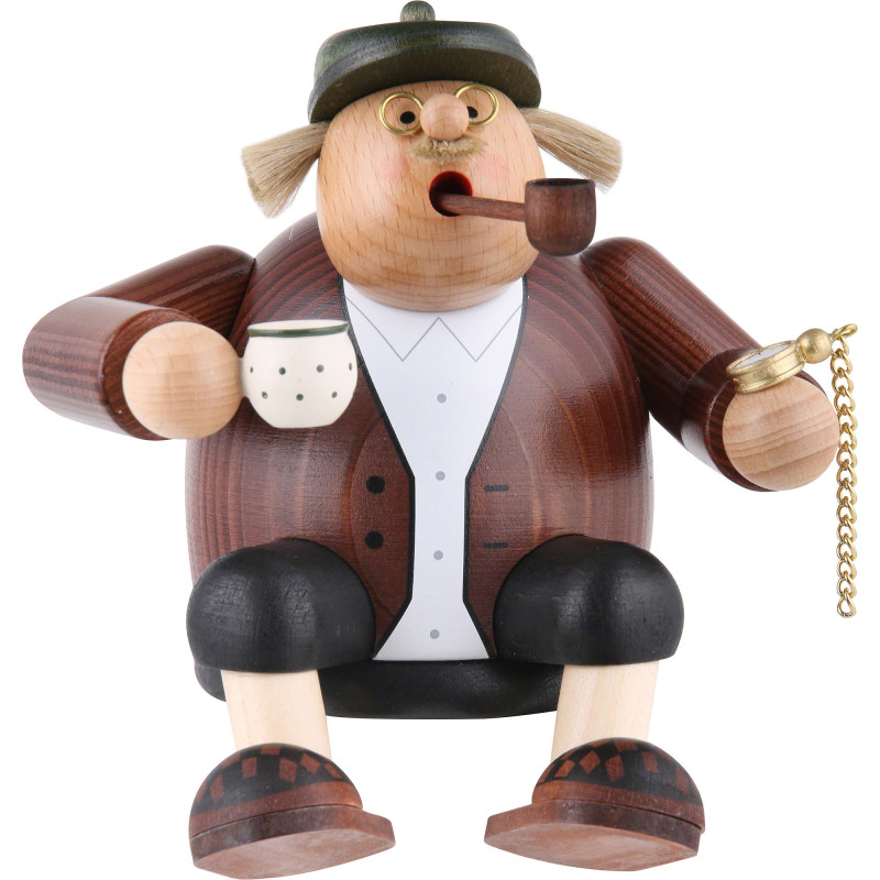 Räuchermännchen Opa - Kantenhocker - 15 cm