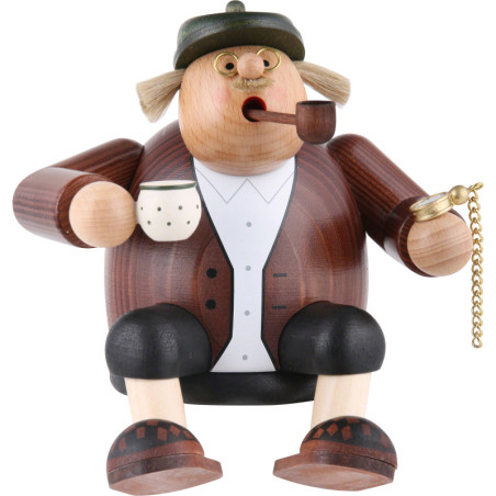 Räuchermännchen Opa - Kantenhocker - 15 cm