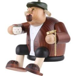 Räuchermännchen Opa - Kantenhocker - 15 cm