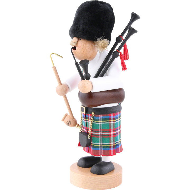 Smoker - Scotsman with Bagpipe - 29 cm / 11.4 inch
