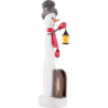 Smoker - "Shabby Chic" - Snowman - 40 cm / 15.7 inch