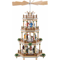 4-Tier Pyramid - Nativity Scene - 45 cm / 18 inch