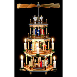 4-Tier Pyramid - Nativity Scene - 45 cm / 18 inch