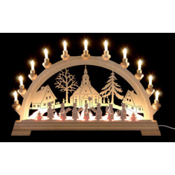 Candle Arch - Church of Seiffen - 65x40cm/26x16 inch