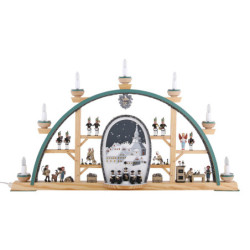 Candle Arch - Scenes From the German Erzgebirge - 72x41 cm / 28x16 inch