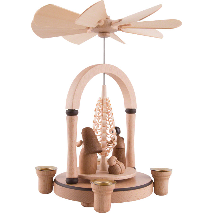 1-Tier Pyramid - Nativity - 23 cm / 8 inch