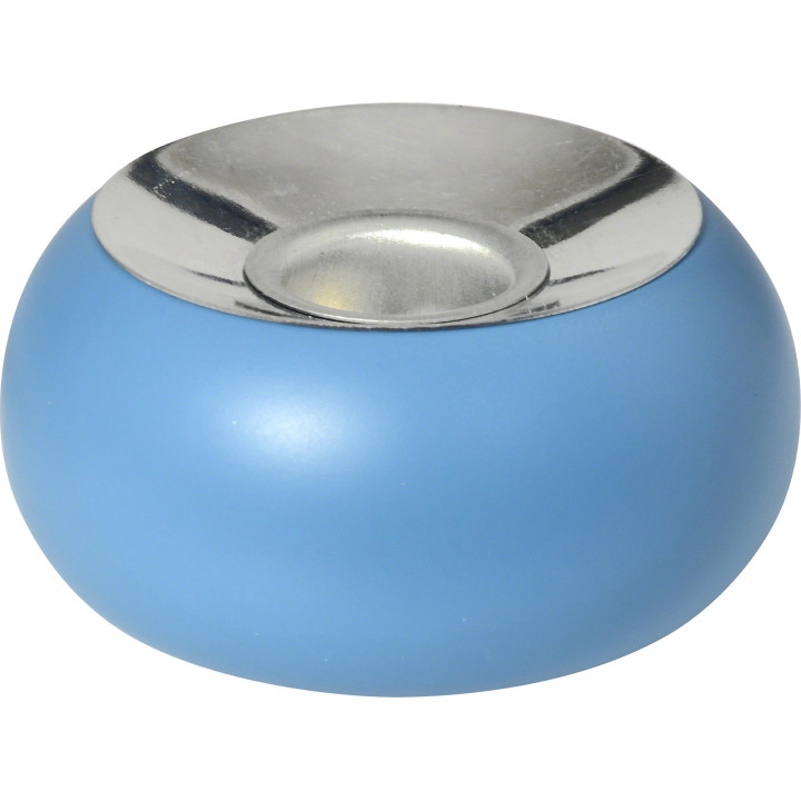 Freundschaftsbote mit blauem Swarovski-Herz - 6 cm
