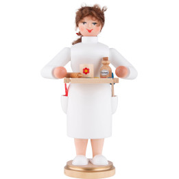 Räuchermännchen Krankenschwester - 21 cm