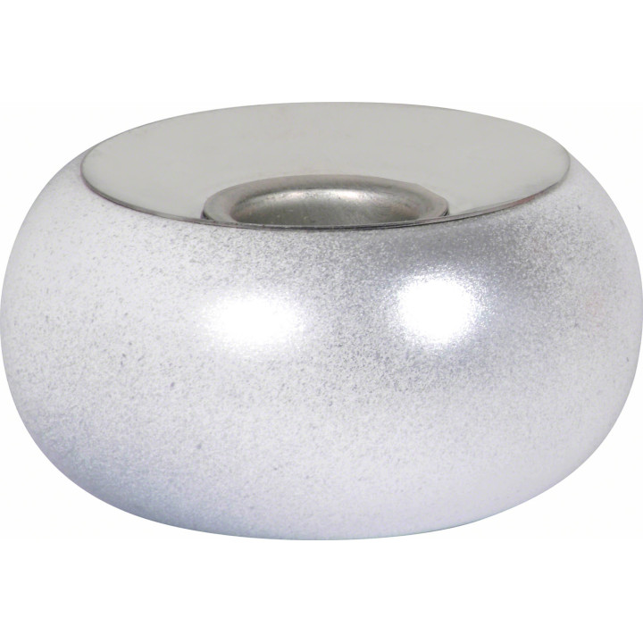 Friedensbote mit anthrazitem Swarovski-Herz - 8 cm