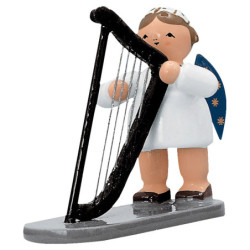 Angel with Harp - 5 cm / 2 inch