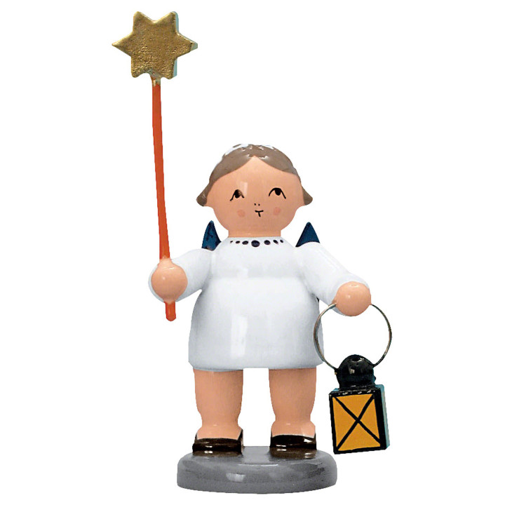 Angel with Star and Lantern - 5 cm / 2 inch