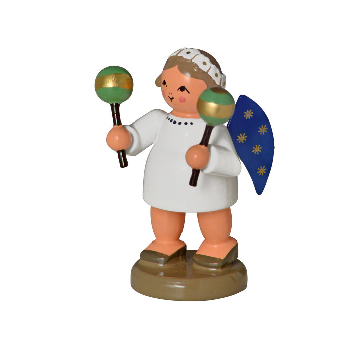 Angel with Maracas - 5 cm / 0,8 inch