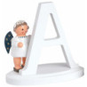 Angel Letter "A" - 7 cm / 2.8 inch