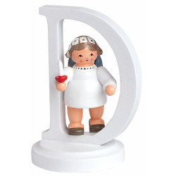 Angel Letter "D" - 7 cm / 2.8 inch