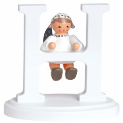 Angel Letter "H" - 7 cm / 2.8 inch