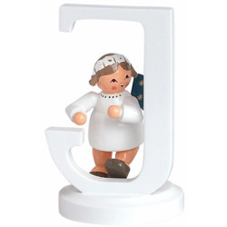 Angel Letter "J" - 7 cm / 2.8 inch