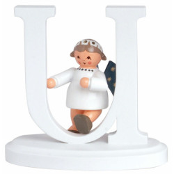 Angel Letter "U" - 7 cm / 2.8 inch