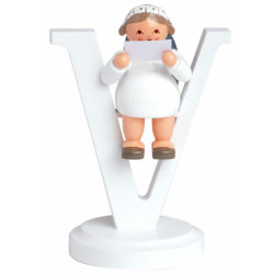 Angel Letter "V" - 7 cm / 2.8 inch