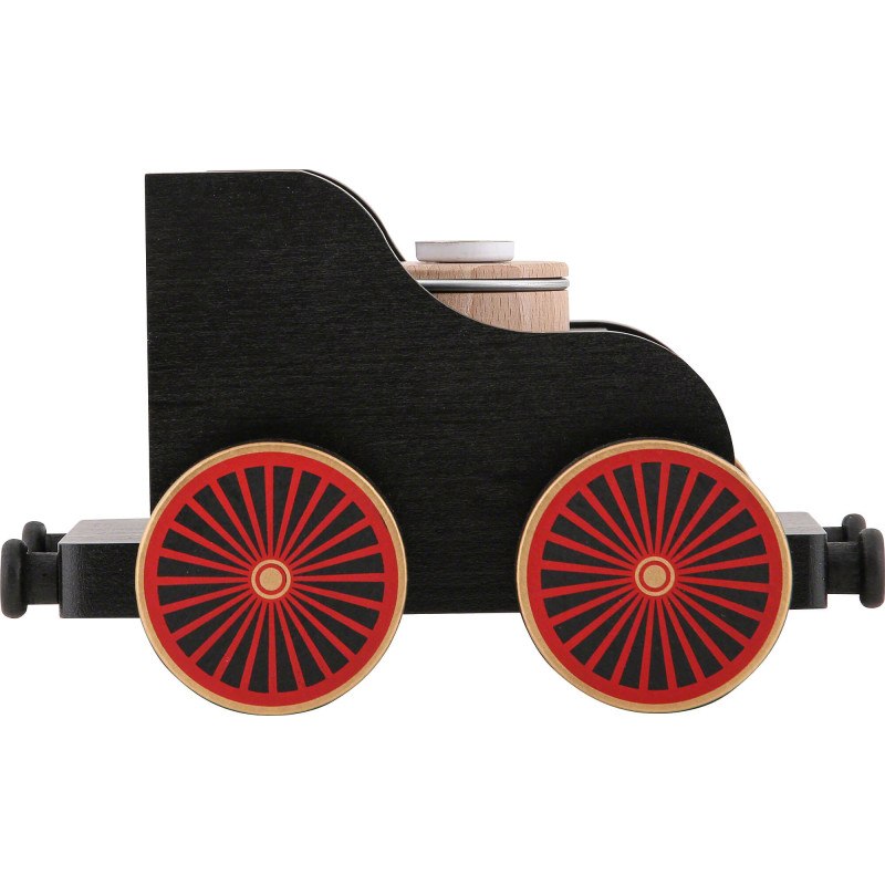 Railroad Car Black - 19x12x13 cm/7.4x4.7x5.1 inch
