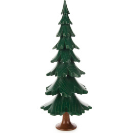 Solid Wood Tree - Green - 24,5 cm / 9.6 inch