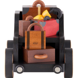 Gepäckwagen für Eisenbahn - 19x13x13 cm