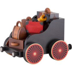 Baggage Cart for Railroad - 19x13x13 cm/7.4x5.1x5.1 inch