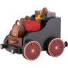 Baggage Cart for Railroad - 19x13x13 cm/7.4x5.1x5.1 inch