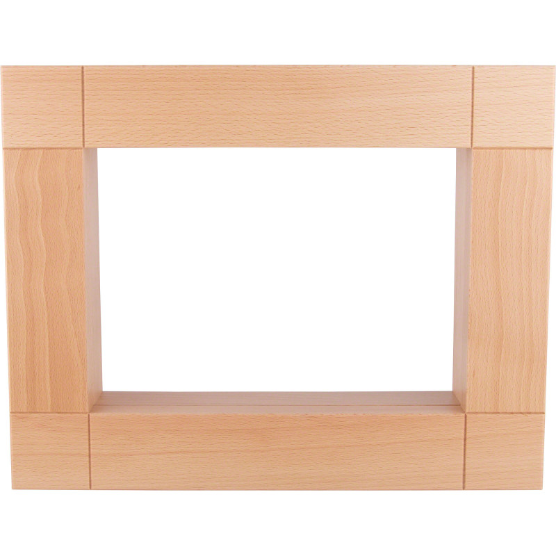 Zierrahmen für Kantenhocker, natur - 42x33 cm
