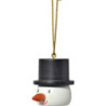 Christbaumschmuck "Schneemannkopf" - 4 cm