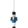 Christbaumschmuck "Nussknacker blau" - 8 cm