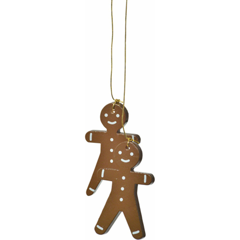 Tree Ornament - "Gingerbread Man" - 5 cm / 2 inch