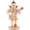 Kurzrockengel mit Gitarre, natur - 6,6 cm