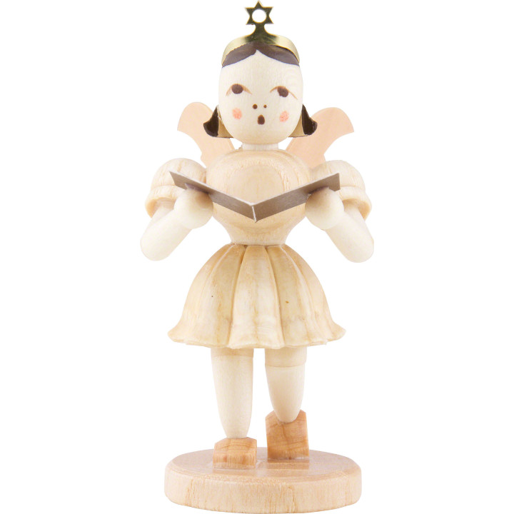 Kurzrockengel Sänger, natur - 6,6 cm
