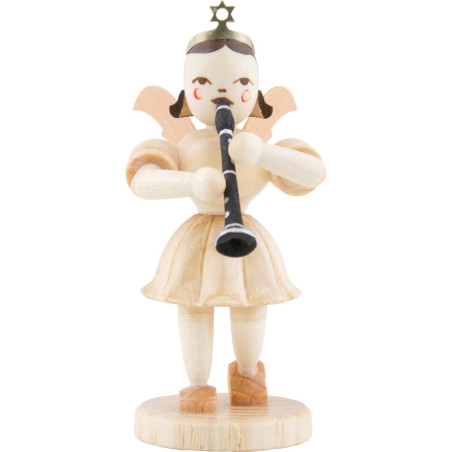 Kurzrockengel mit Klarinette, natur - 6,6 cm