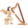Angel Short Skirt Natural, Harp Sitting - 6,6 cm / 2.6 inch