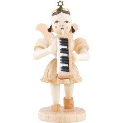 Kurzrockengel mit Melodika, natur - 6,6 cm