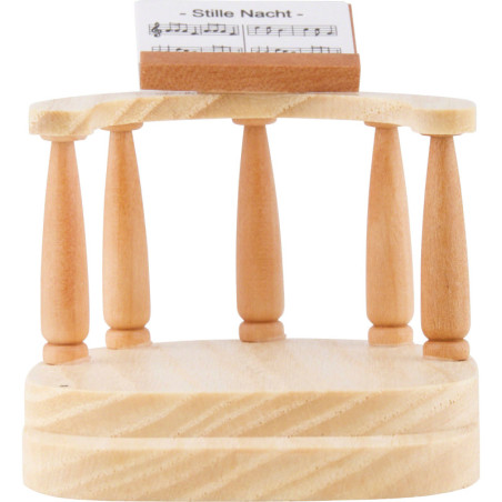 Conductor's Platform for Short Skirt Angel, Natural - 6,6 cm / 2.6 inch