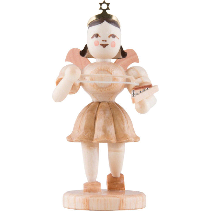 Angel Short Skirt with Psaltery, Natural - 6,6 cm / 2.6 inch