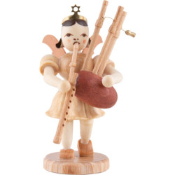 Angel Short Skirt with Bagpipe - Natural - 6,6 cm / 2.6 inch