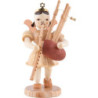 Angel Short Skirt with Bagpipe - Natural - 6,6 cm / 2.6 inch
