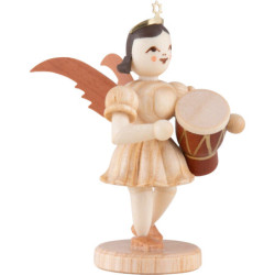 Angel Short Skirt with Djembe - Natural - 6,6 cm / 2.6 inch