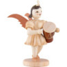 Angel Short Skirt with Djembe - Natural - 6,6 cm / 2.6 inch