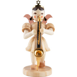 Kurzrockengel mit Bassklarinette, natur - 6,6 cm